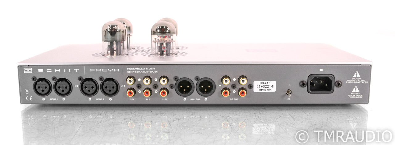 Schiit Freya+ Stereo Tube Hybrid Preamplifier; Remote; Silver