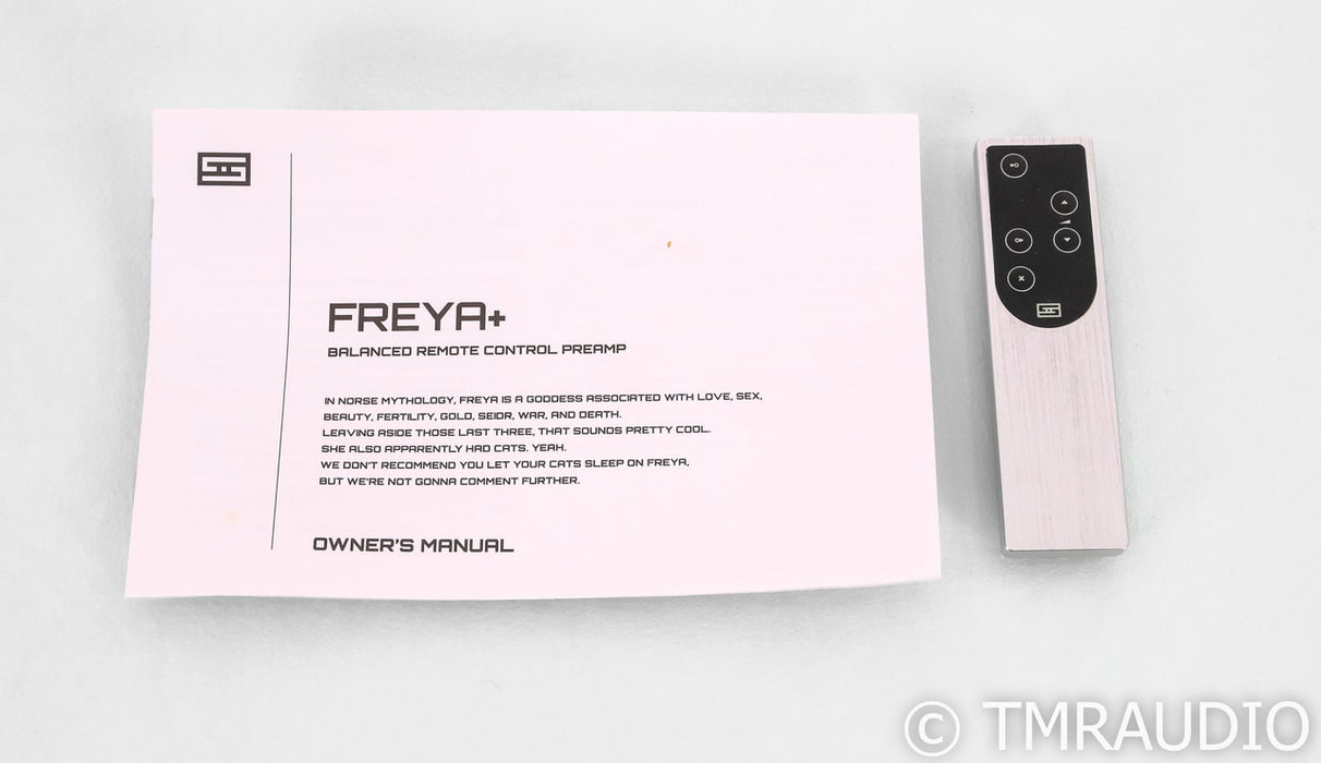Schiit Freya+ Stereo Tube Hybrid Preamplifier; Remote; Silver