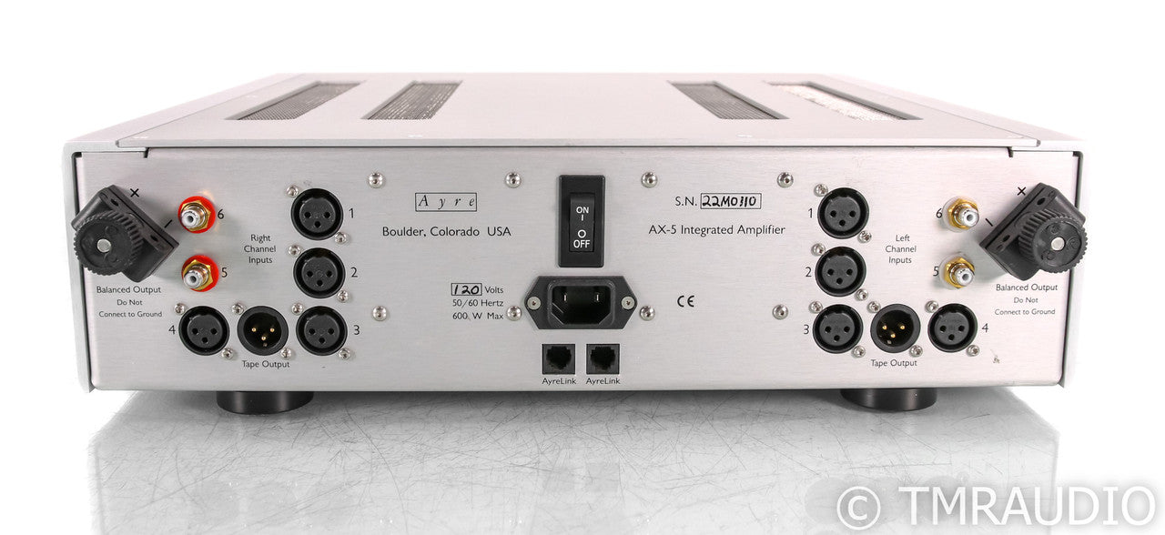 Ayre Acoustics AX-5 Twenty Stereo Integrated Amplifier; AX5; Remote; Silver