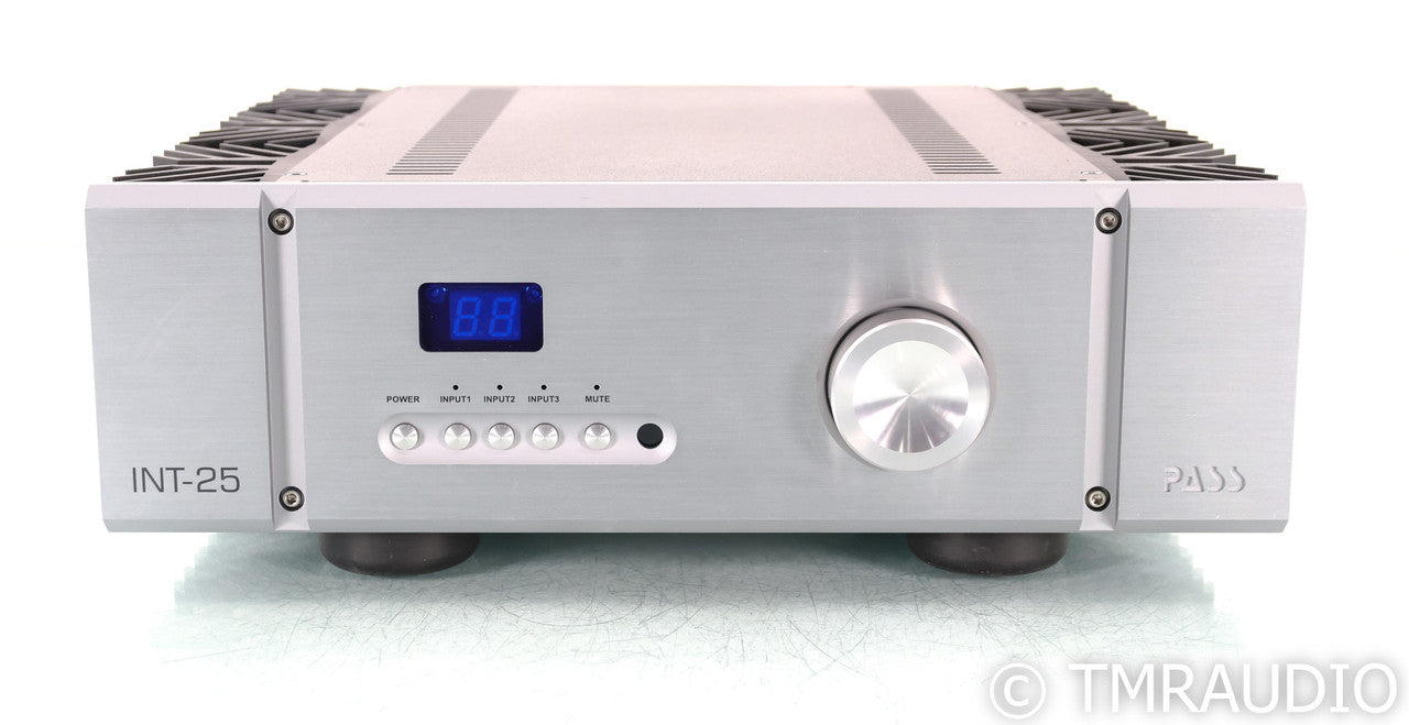 Pass Labs INT-25 Stereo Integrated Amplifier; Silver; Remote