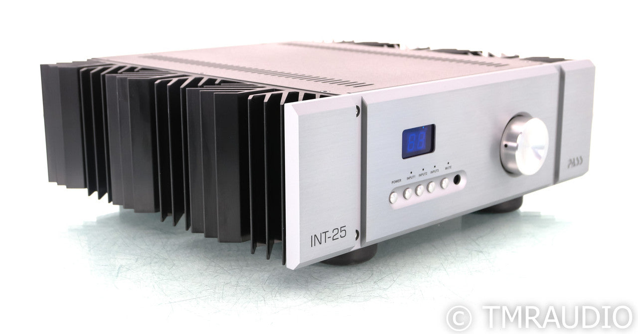 Pass Labs INT-25 Stereo Integrated Amplifier; Silver; Remote