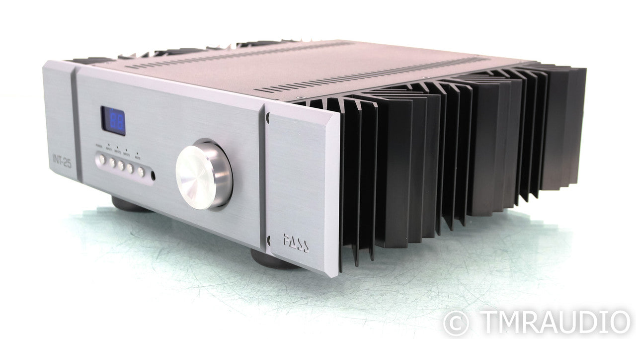 Pass Labs INT-25 Stereo Integrated Amplifier; Silver; Remote