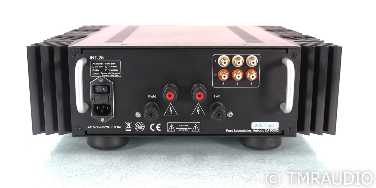 Pass Labs INT-25 Stereo Integrated Amplifier; Silver; Remote