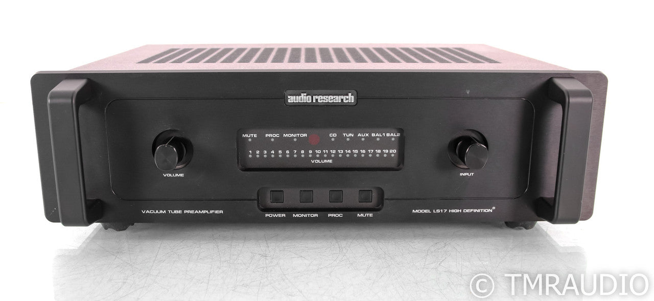 Audio Research LS17 Stereo Tube Hybrid Preamplifier; LS-17; Remote; Black