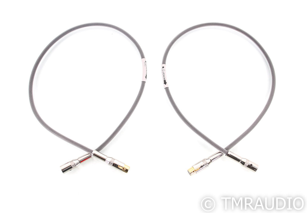 Shunyata Research Venom XLR Cables; 1m Pair Balanced Interconnects
