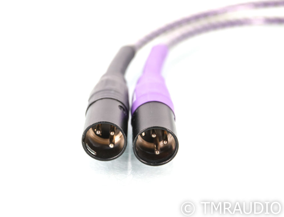Analysis Plus Solo Crystal Oval XLR to RCA Cables; 1m Pair Interconnects