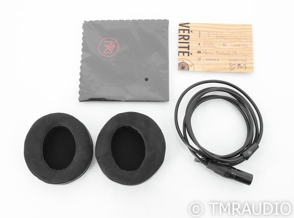 ZMF Verite Open Back Headphones; African Blackwood