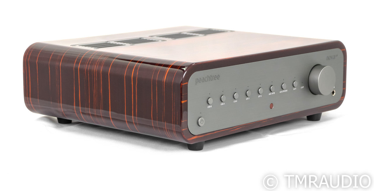 Peachtree Nova 150 Stereo Integrated Amplifier; Remote; MM phono; Gloss Ebony