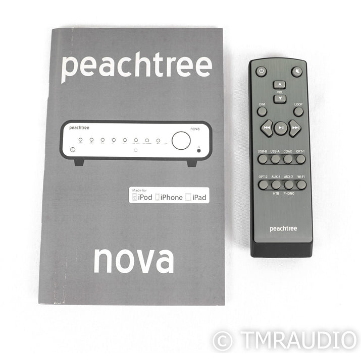Peachtree Nova 150 Stereo Integrated Amplifier; Remote; MM phono; Gloss Ebony