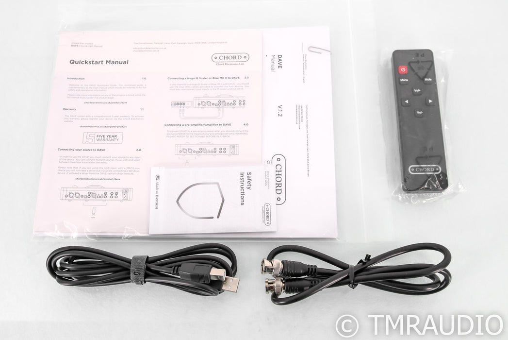 Chord Electronics DAVE Reference DAC; D/A Converter; Remote; Black