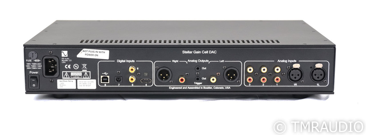PS Audio Stellar Gain Cell DAC / Preamplifier; D/A Converter; Black (Used)