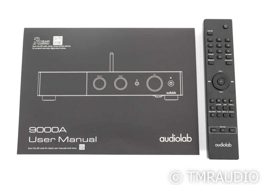 Audiolab 9000A Stereo Integrated Amplifier; 9000-A; Remote; Bluetooth