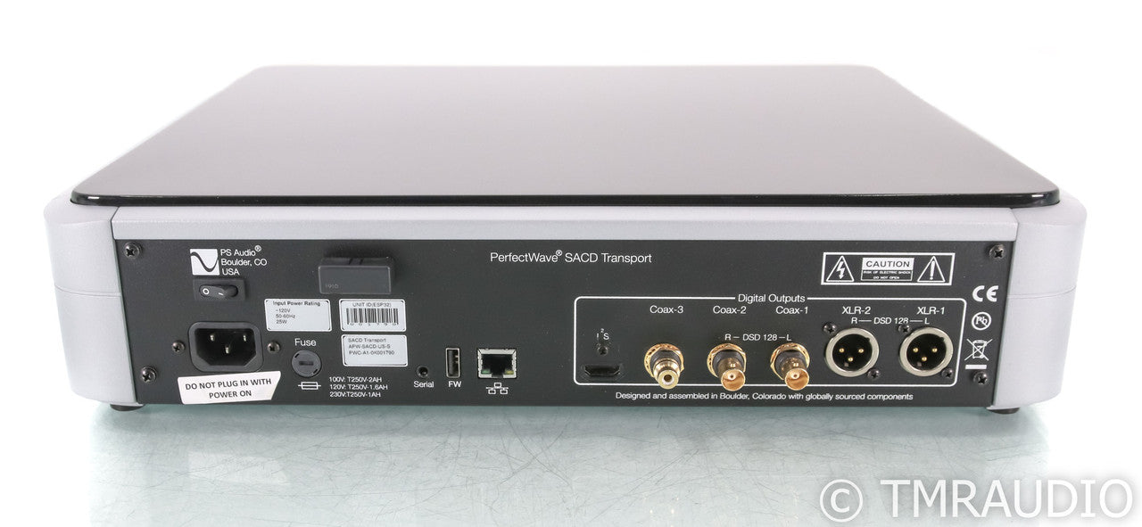 PS Audio PerfectWave SACD Transport; Remote; Silver (Used)