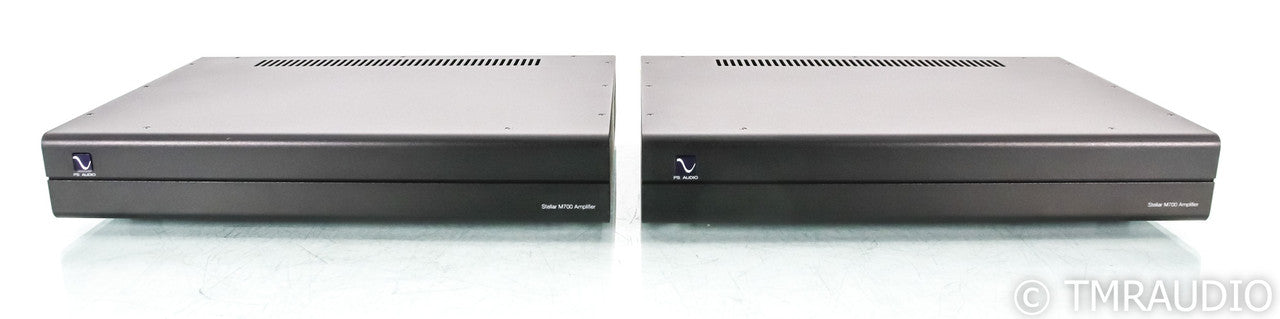 PS Audio Stellar M700 Mono Power Amplifier; Black Pair