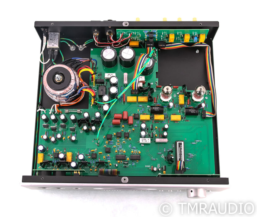 Rogue Audio RH-5 Tube Hybrid Headphone Amplifier; Silver; Remote
