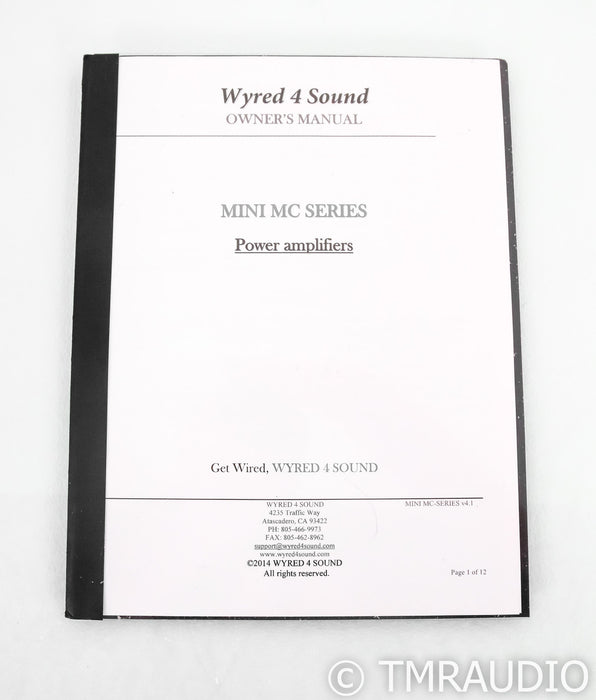 Wyred 4 Sound Mini MC5 Five Channel Power Amplifier; MC-5