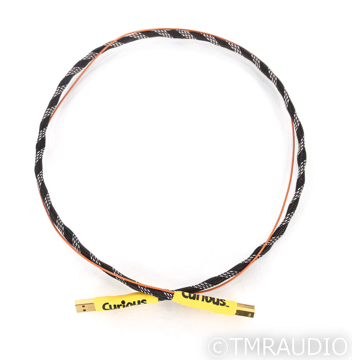 Curious USB Cable; Single 0.8m Digital Interconnect