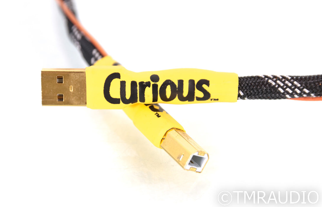 Curious USB Cable; Single 0.8m Digital Interconnect