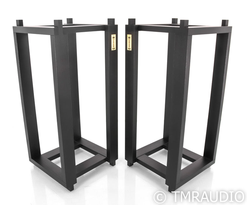 Ton Trager Stands for Harbeth Monitor 30.1; Beech Black Pair (Open Box)