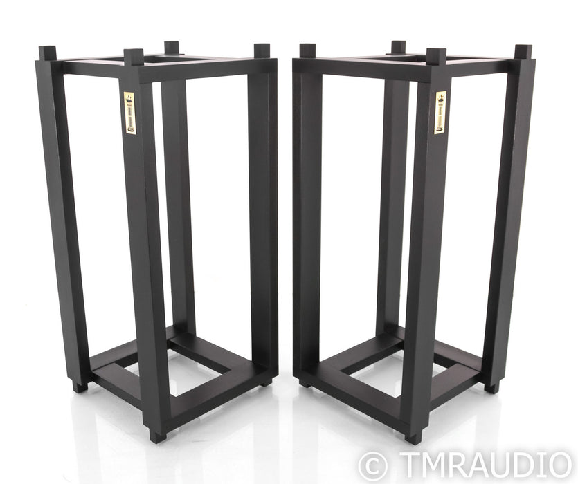 Ton Trager Stands for Harbeth Monitor 30.1; Beech Black Pair (Open Box)