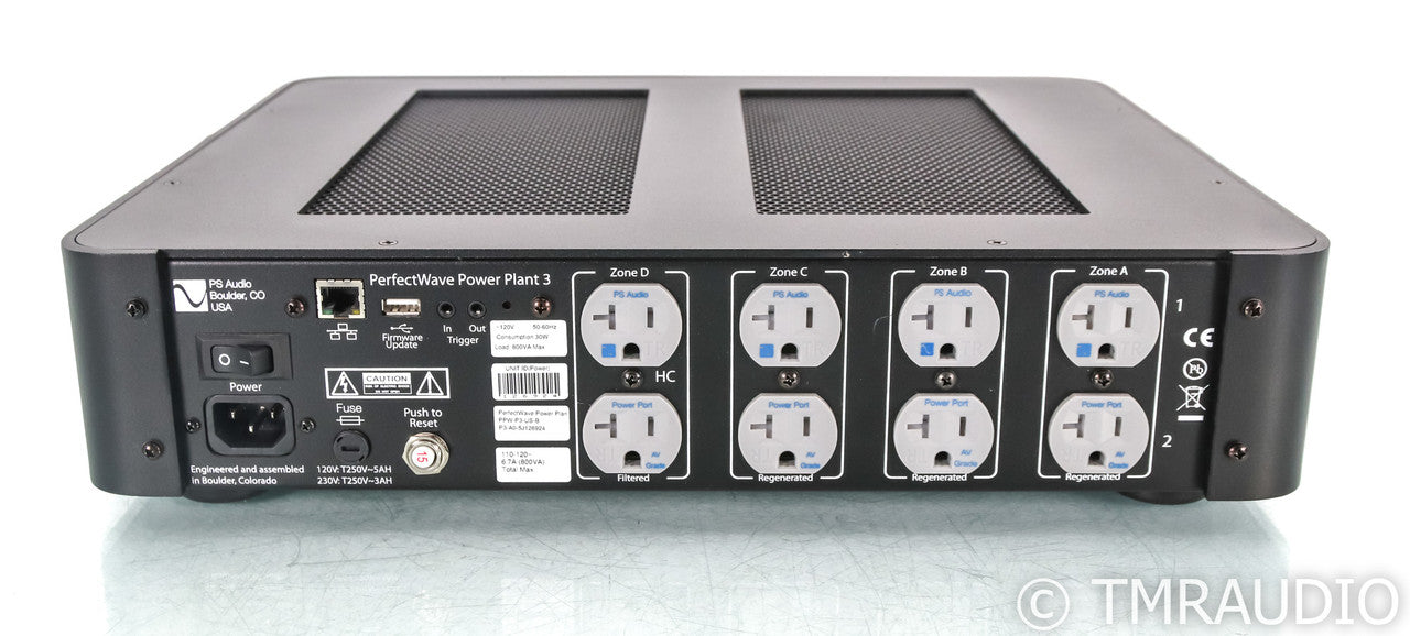 PS Audio PerfectWave Power Plant 3 AC Power Regenerator; Black; Remote