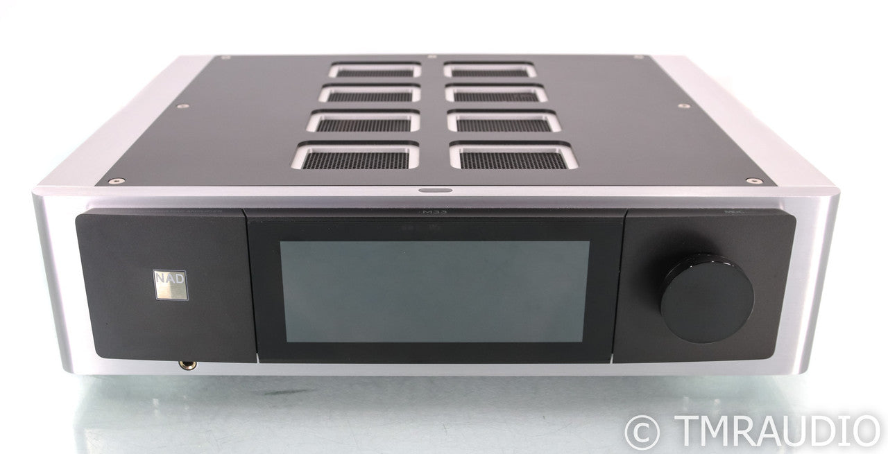 NAD M33 Stereo BluOS Streaming Integrated Amplifier; Remote; Wireless; M-33