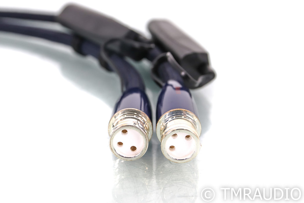 AudioQuest Water XLR Cables; 1m Pair Balanced Interconnects; 72v DBS