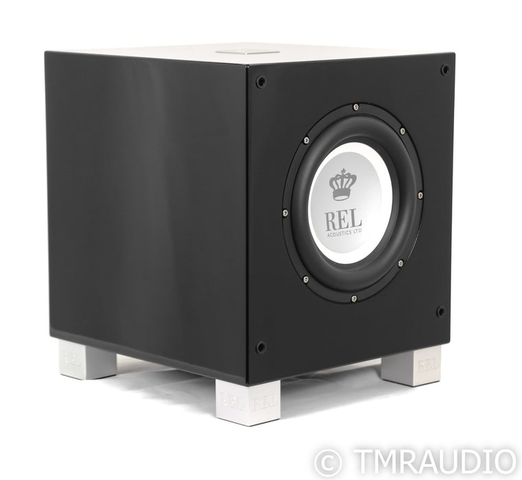 REL T/7i 8" Powered Subwoofer; Gloss Black