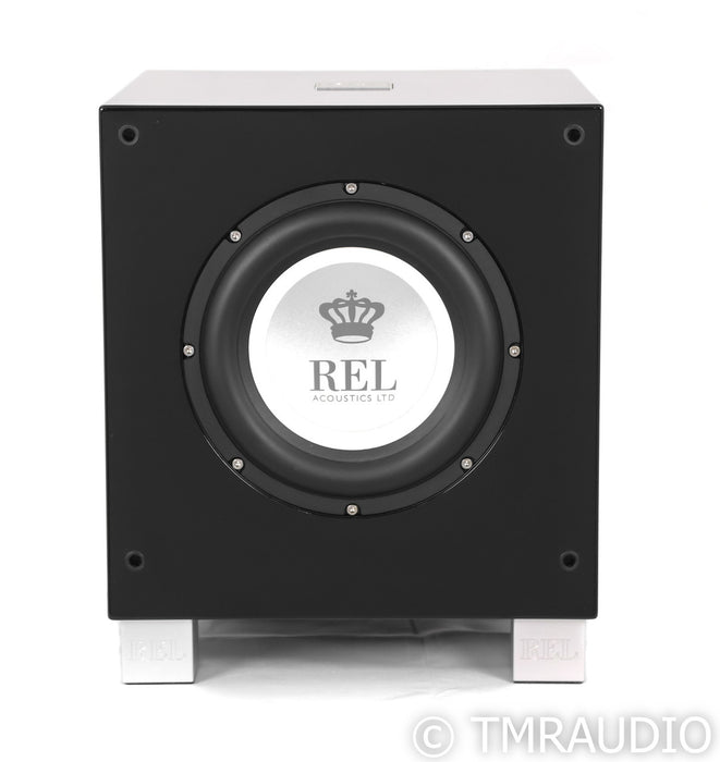 REL T/7i 8" Powered Subwoofer; Gloss Black