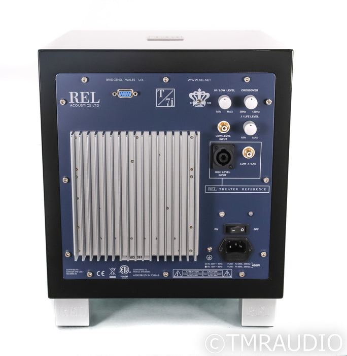 REL T/7i 8" Powered Subwoofer; Gloss Black