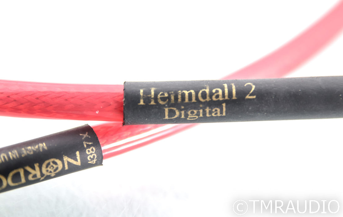 Nordost Heimdall 2 BNC Digital Coaxial Cable; Single 1m Interconnect