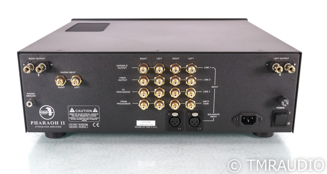 Rogue Audio Pharaoh II Stereo Hybrid Integrated Amplifier; Remote; Black