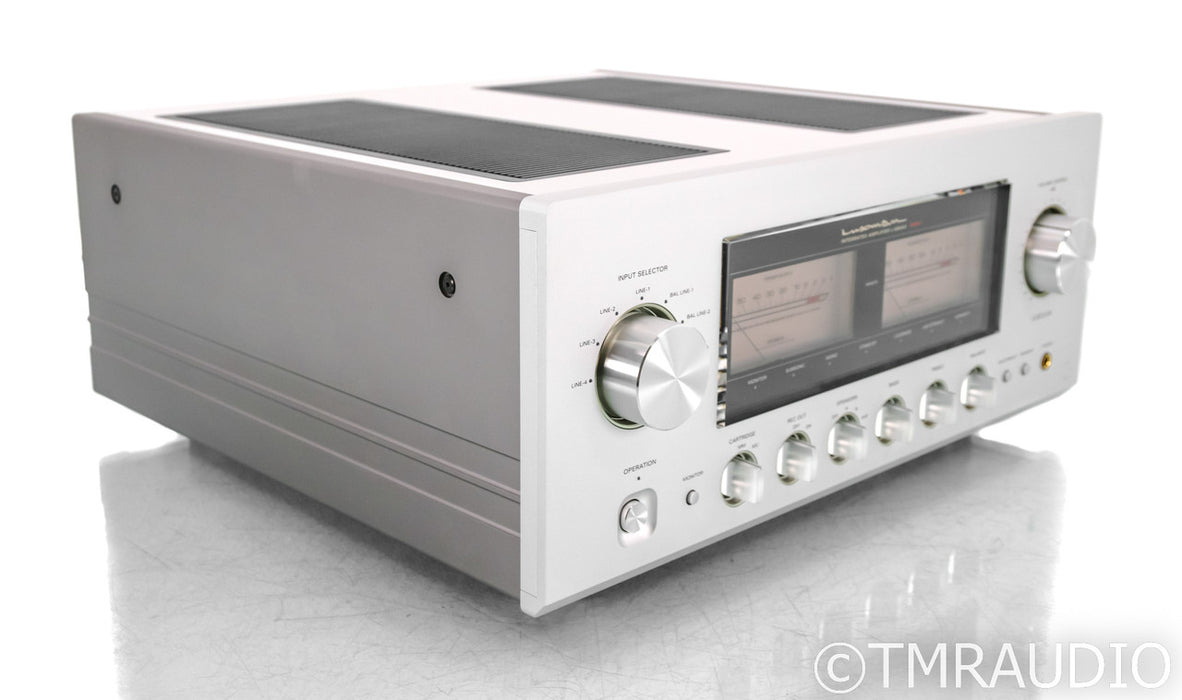 Luxman L-590AX MkII Stereo Integrated Amplifier; Silver; Remote