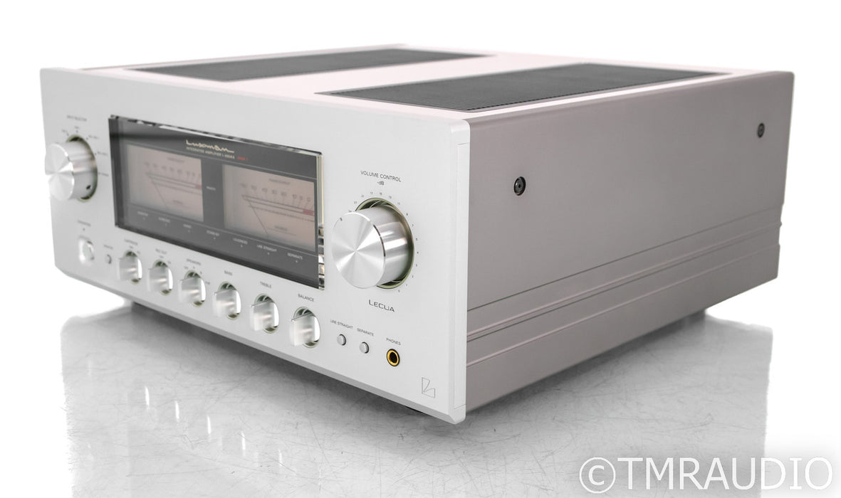 Luxman L-590AX MkII Stereo Integrated Amplifier; Silver; Remote