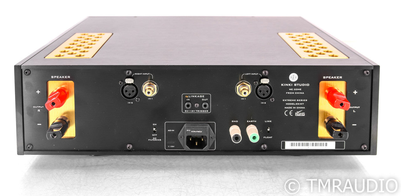 Kinki Studio EX-M7 Stereo Power Amplifier; Black; EXM7