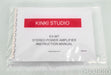 Kinki Studio EX-M7 Stereo Power Amplifier; Black; EXM7