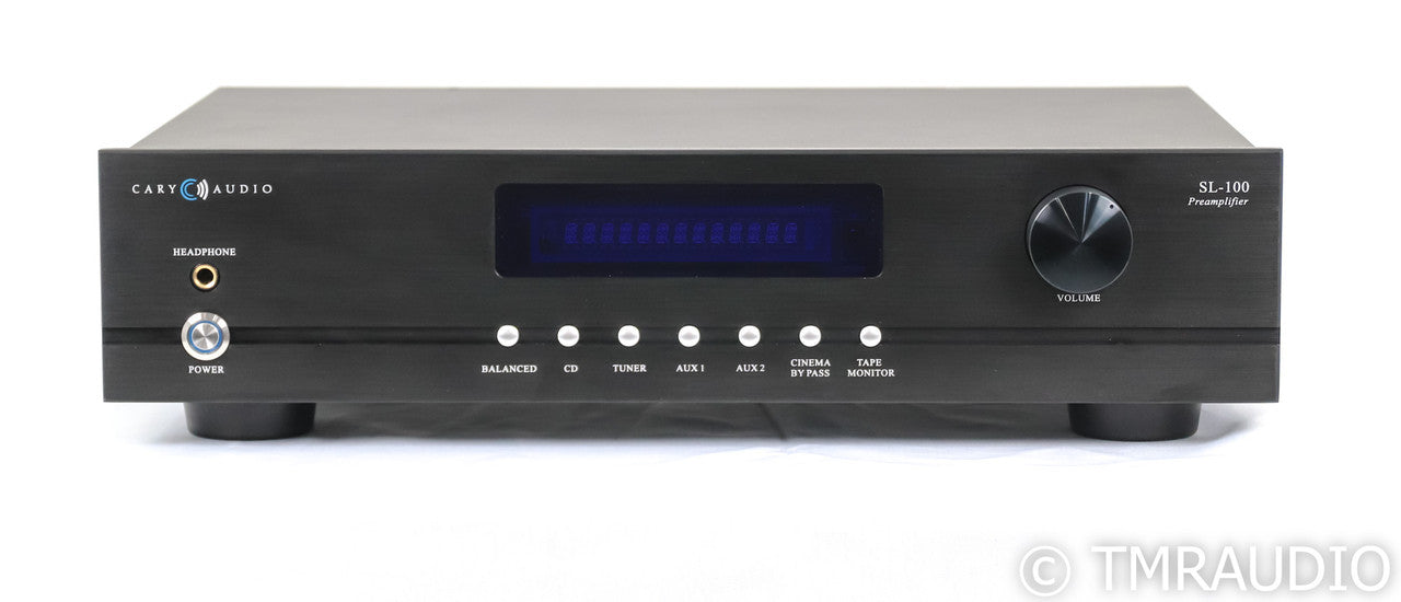 Cary Audio SL-100 Dual Mono Preamplifier; Remote; Black