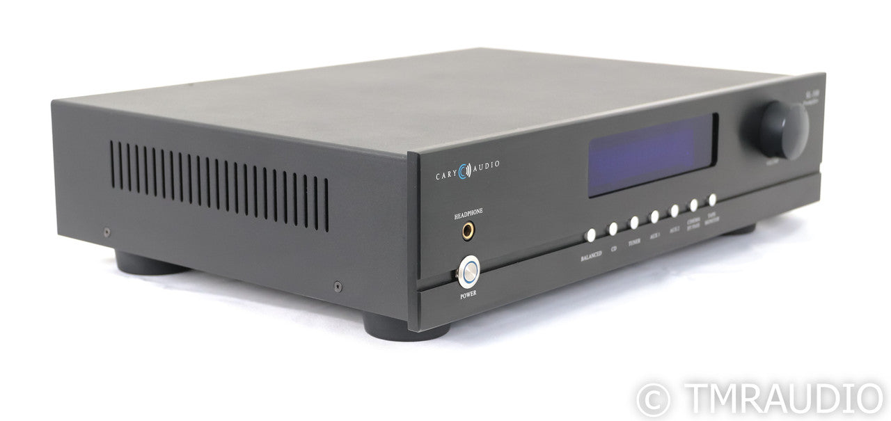 Cary Audio SL-100 Dual Mono Preamplifier; Remote; Black