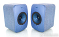 KEF LSX Wireless Powered Bookshelf Speakers; Blue Pair