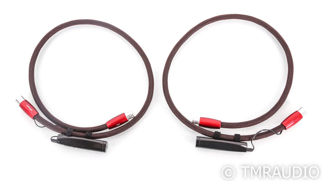AudioQuest Fire XLR Cable; 1m Pair Balanced Intereconnectss; 72v DBS