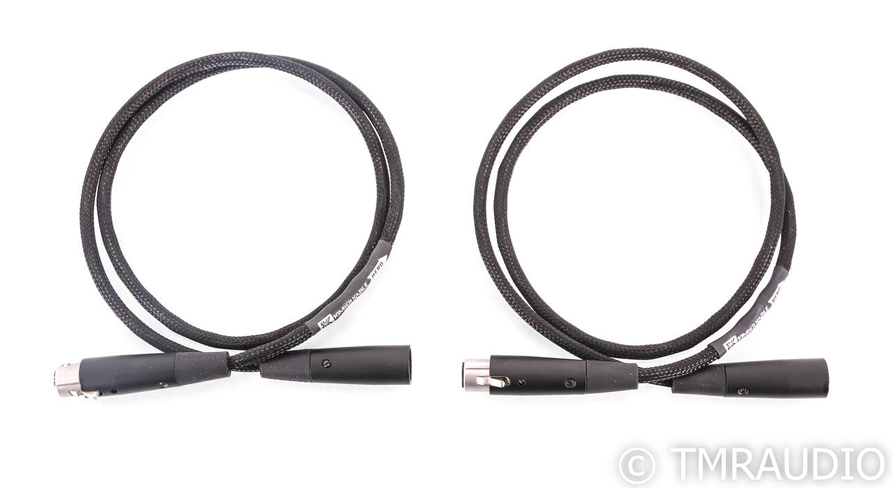 Kimber Kable Ascent Hero XLR Cables; 1m Pair Balanced Interconnects