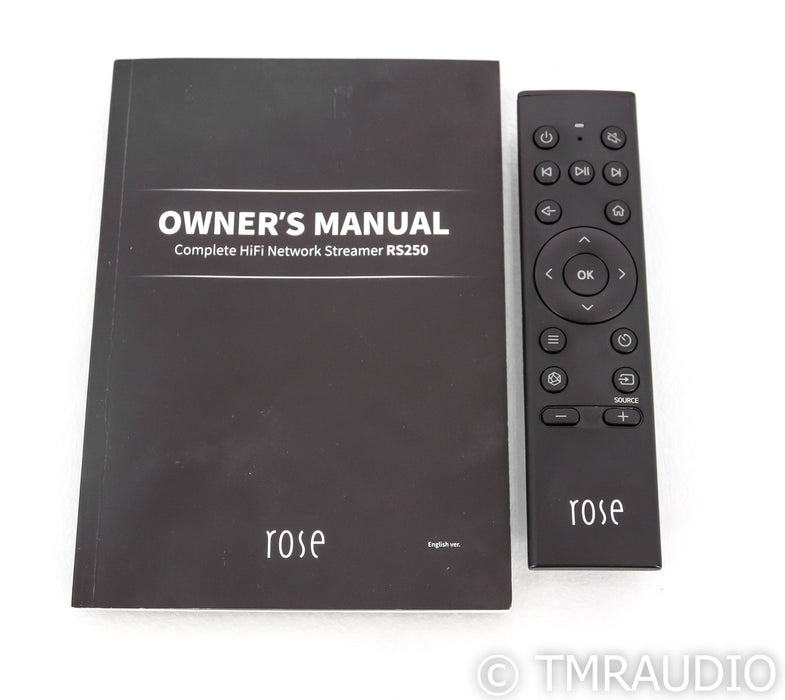HiFi Rose RS250 High Performance Network Streamer; RS-250; Remote