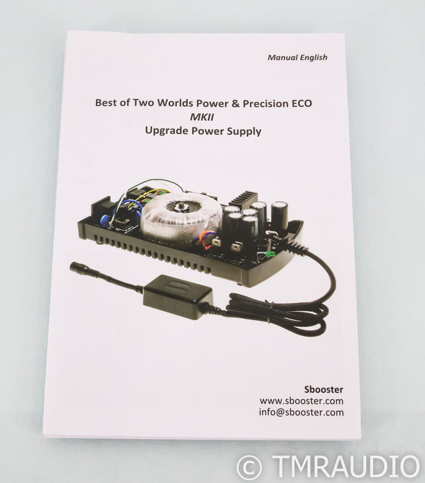 SBooster BOTW P&P ECO MkII External Power Supply; 5V - 6.5VDC