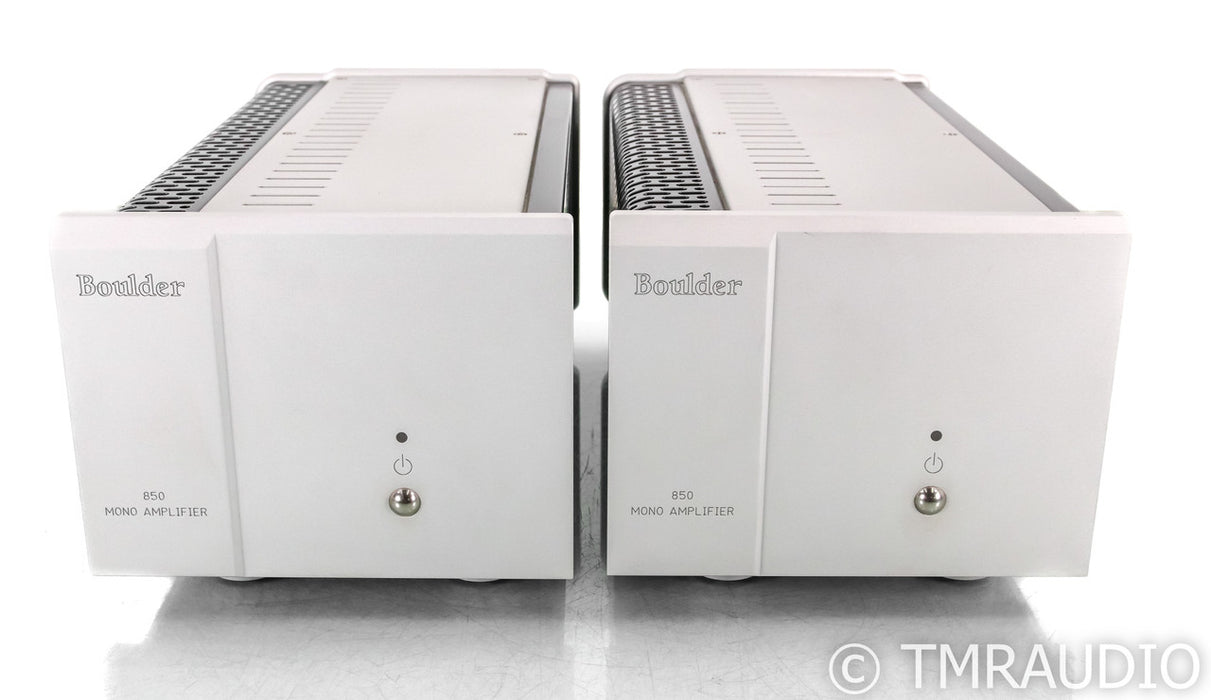 Boulder 850 Balanced Mono Power Amplifiers; Silver Pair