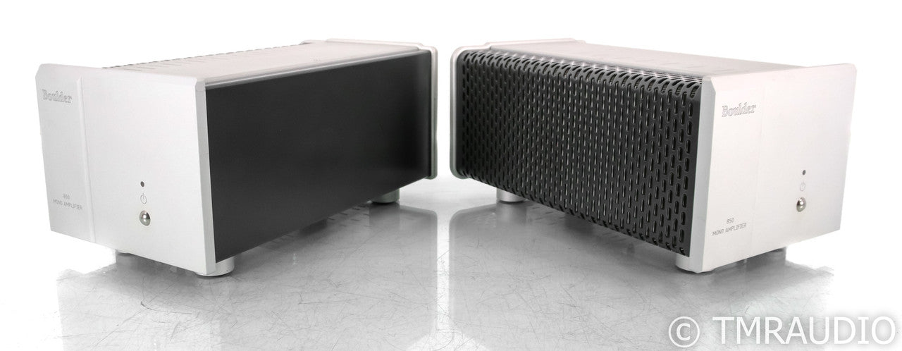 Boulder 850 Balanced Mono Power Amplifiers; Silver Pair