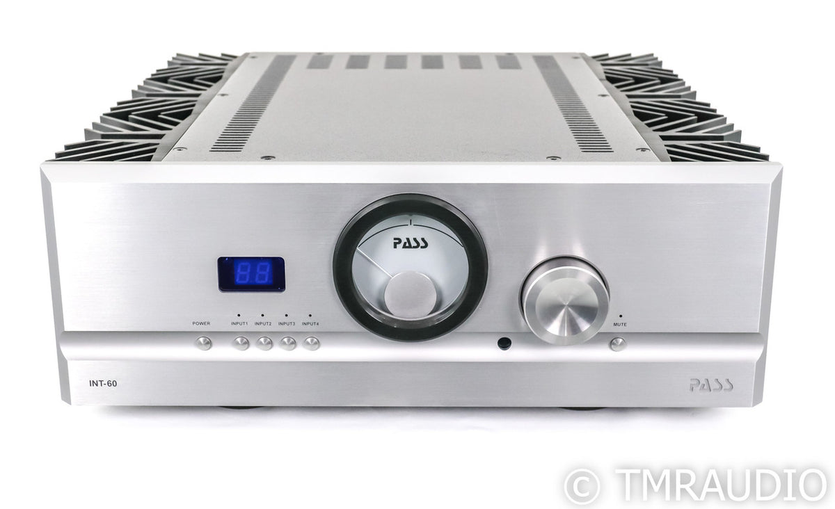 Pass Labs INT-60 Stereo Integrated Amplifier; INT60; Remote — The Music ...