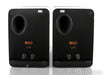 KEF LS50 Bookshelf Speakers; Black & Copper Pair