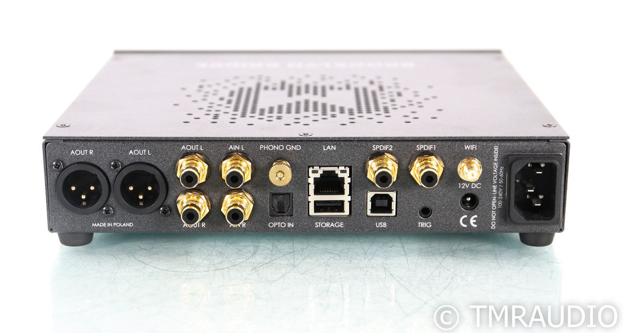 Mytek Brooklyn Bridge DAC / Streamer; Black; Remote; SBooster Linear PSU MkII
