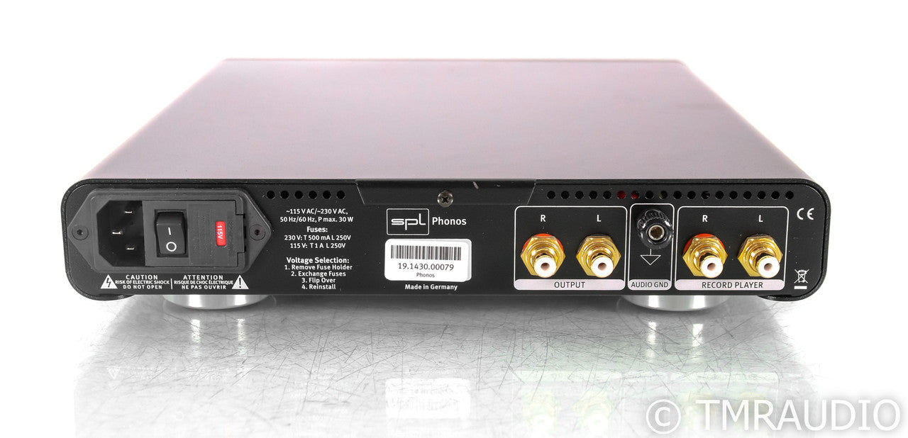 SPL Phonos MM / MC Phono Preamplifier; Black