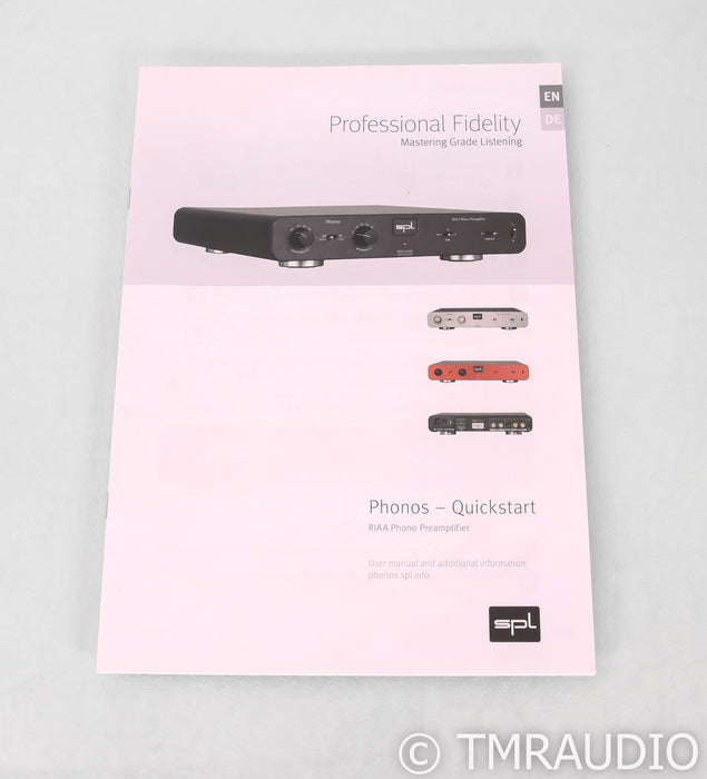 SPL Phonos MM / MC Phono Preamplifier; Black